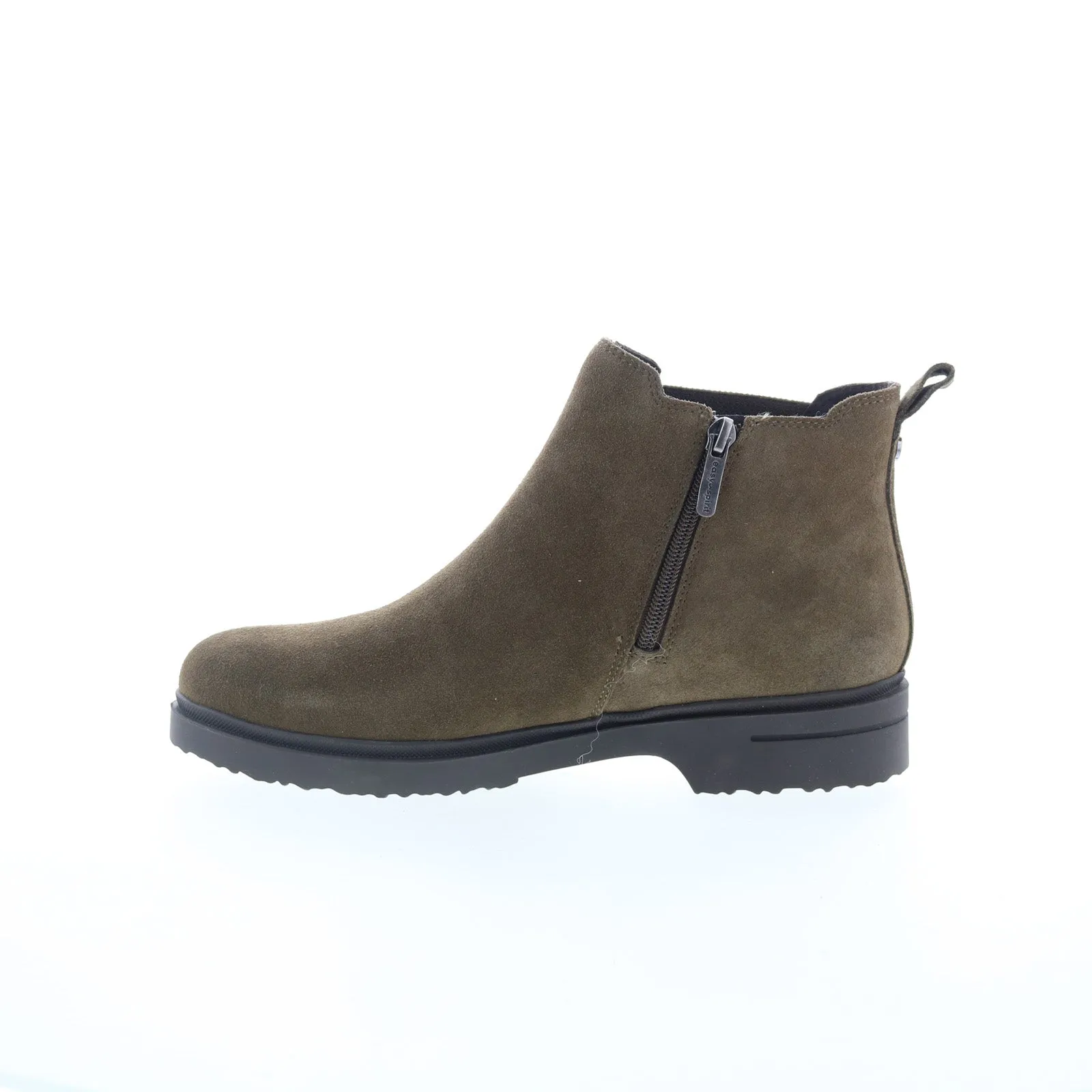 Easy Spirit Grasp Martha Stewart Womens Green Suede Casual Dress Boots Comfortable Posture