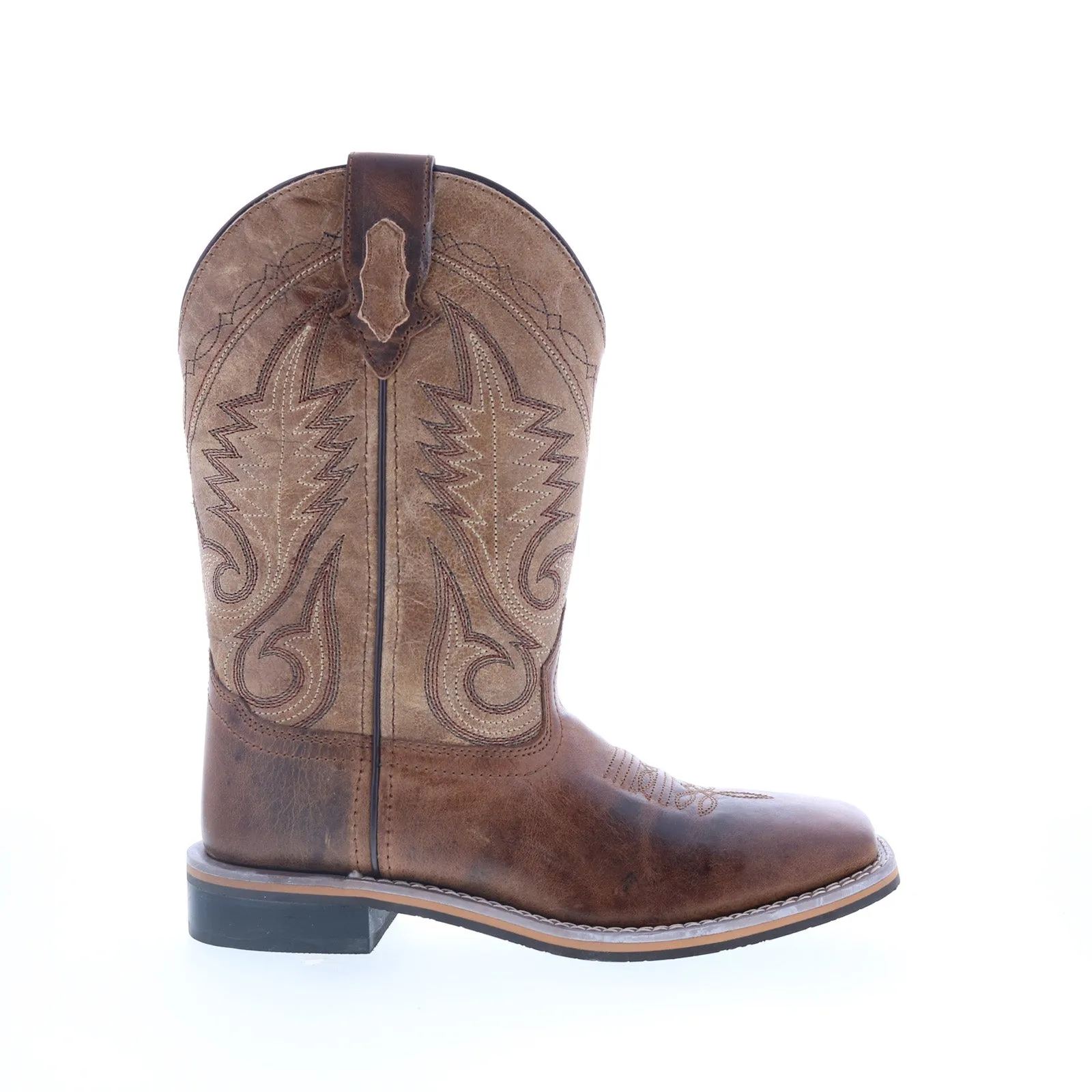 Smoky Mountain Boots Creekland SR-B141 Womens Brown Leather Western Boots Minimal Silhouette Effortless Wear