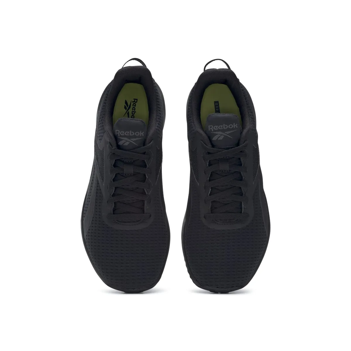 charity - run REEBOK GY3977 LITE PLUS 3 WMN'S (Medium) Black/Grey/Yellow Mesh Running Shoes