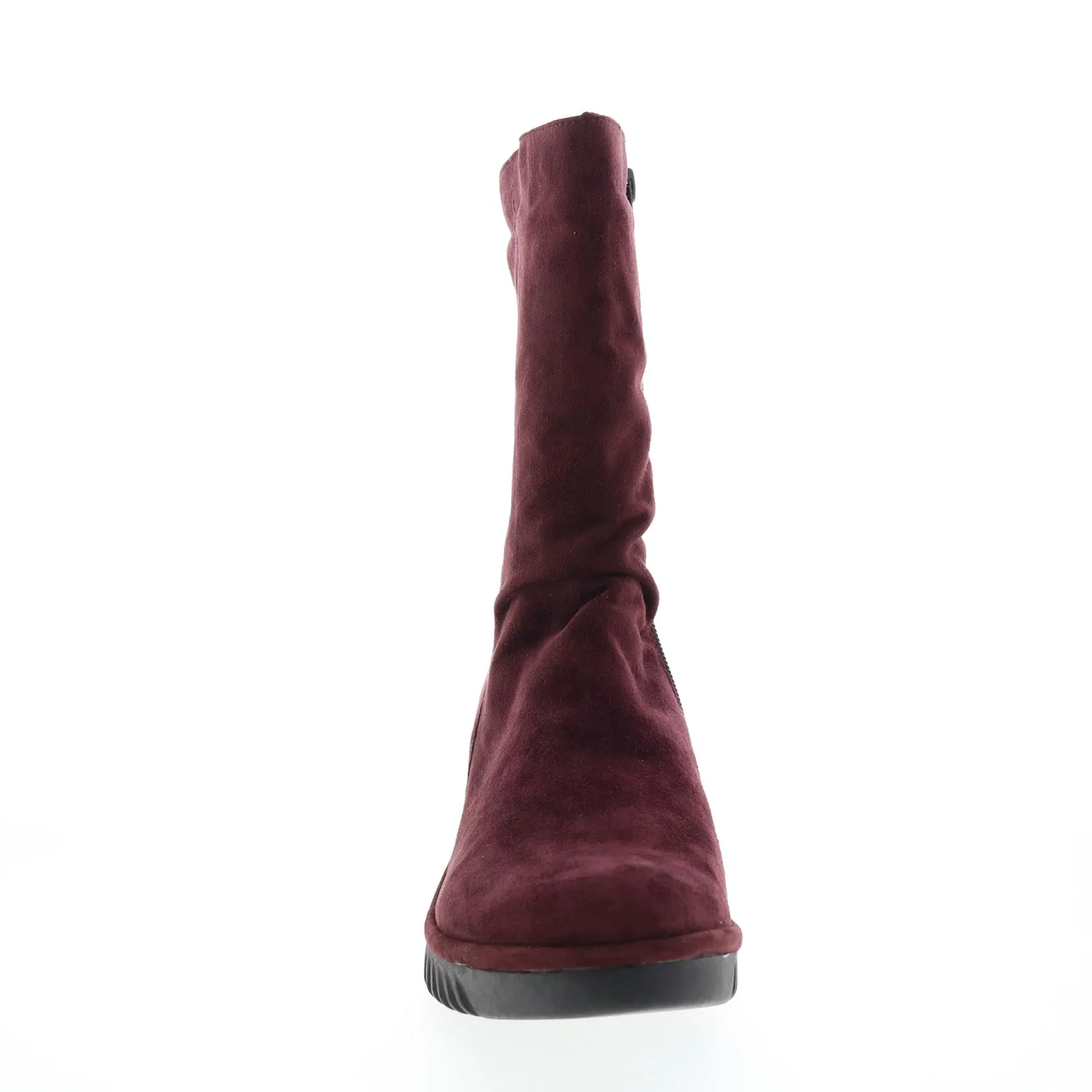 Fly London Lede LEDE228FLY-002 Womens Burgundy Suede Casual Dress Boots Light Step