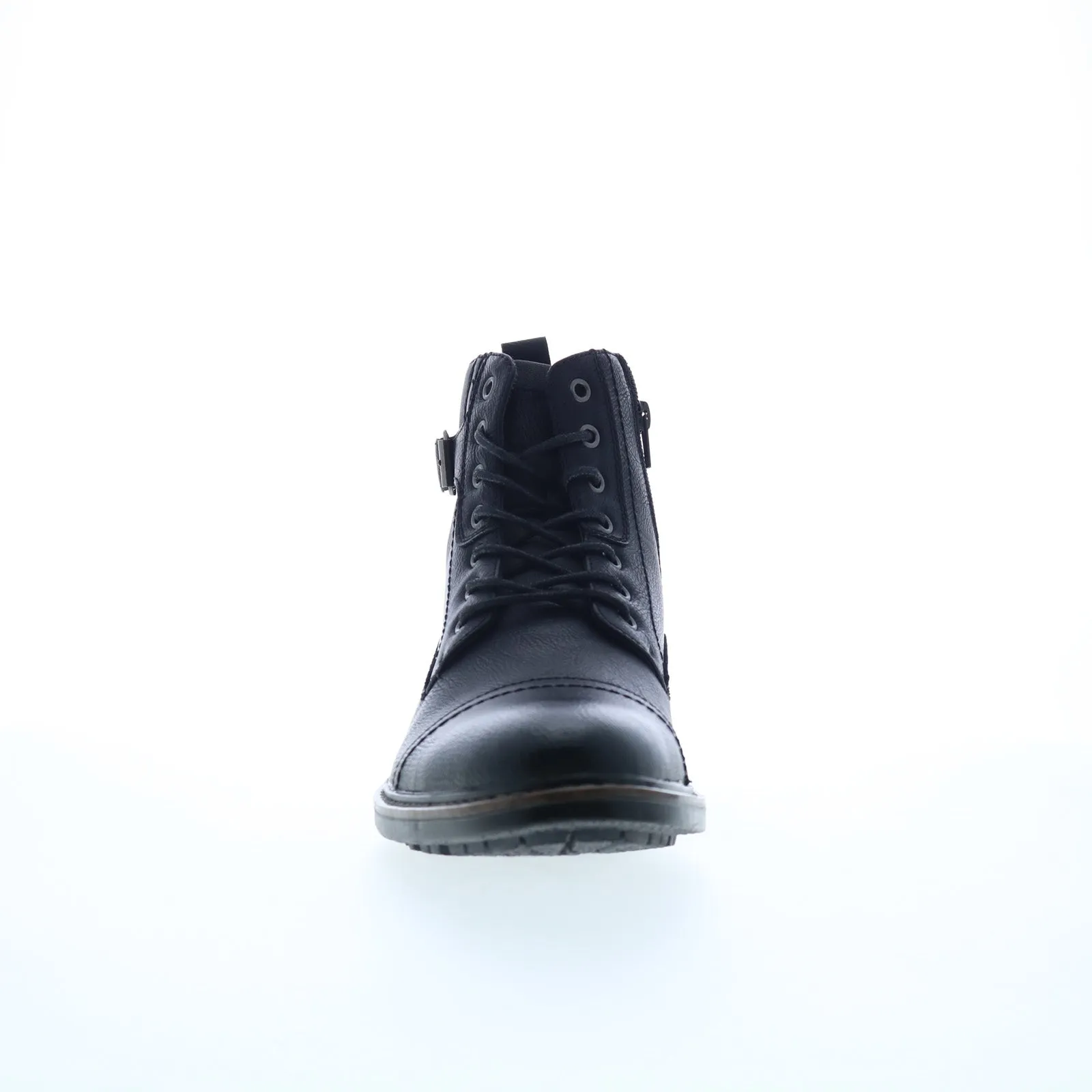 Wind Resistant Comfortable Step Rush By Gordon Rush Side Buckle Cap Toe 301363 Mens Black Casual Dress Boots