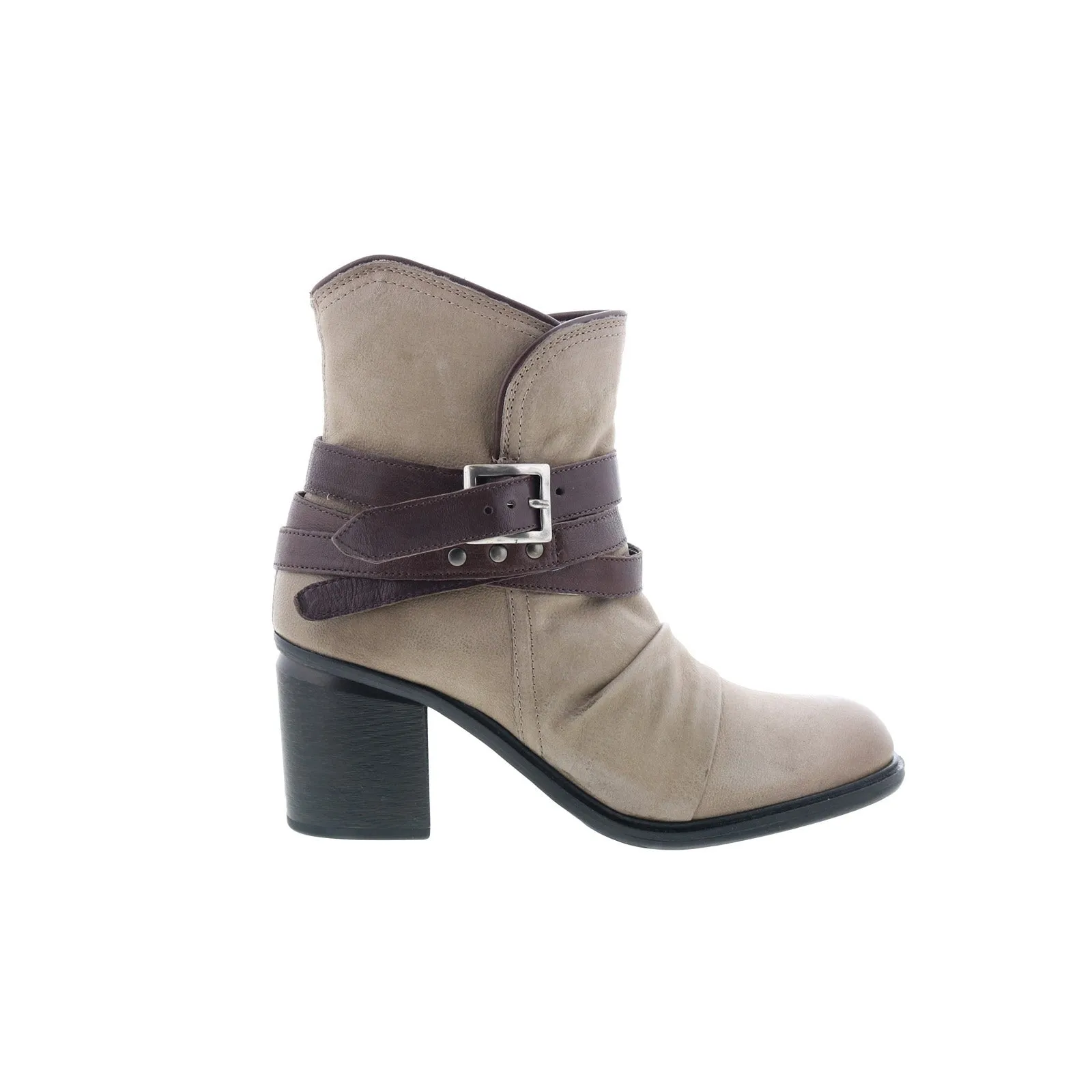 Miz Mooz Jaycee Womens Gray Leather Zipper Ankle & Booties Boots Hard Terrain Protective Gear
