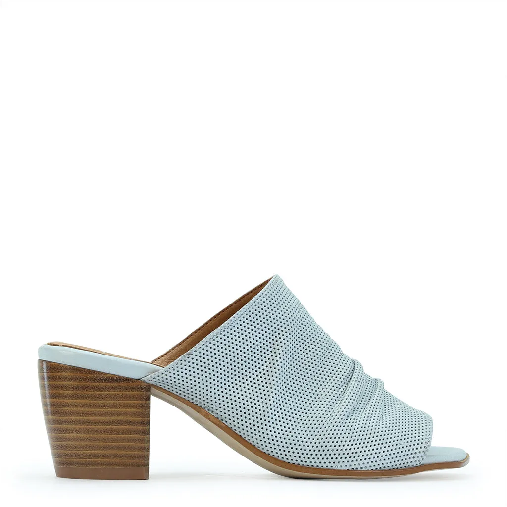 Model Glam shock absorption Irony Heeled Slides