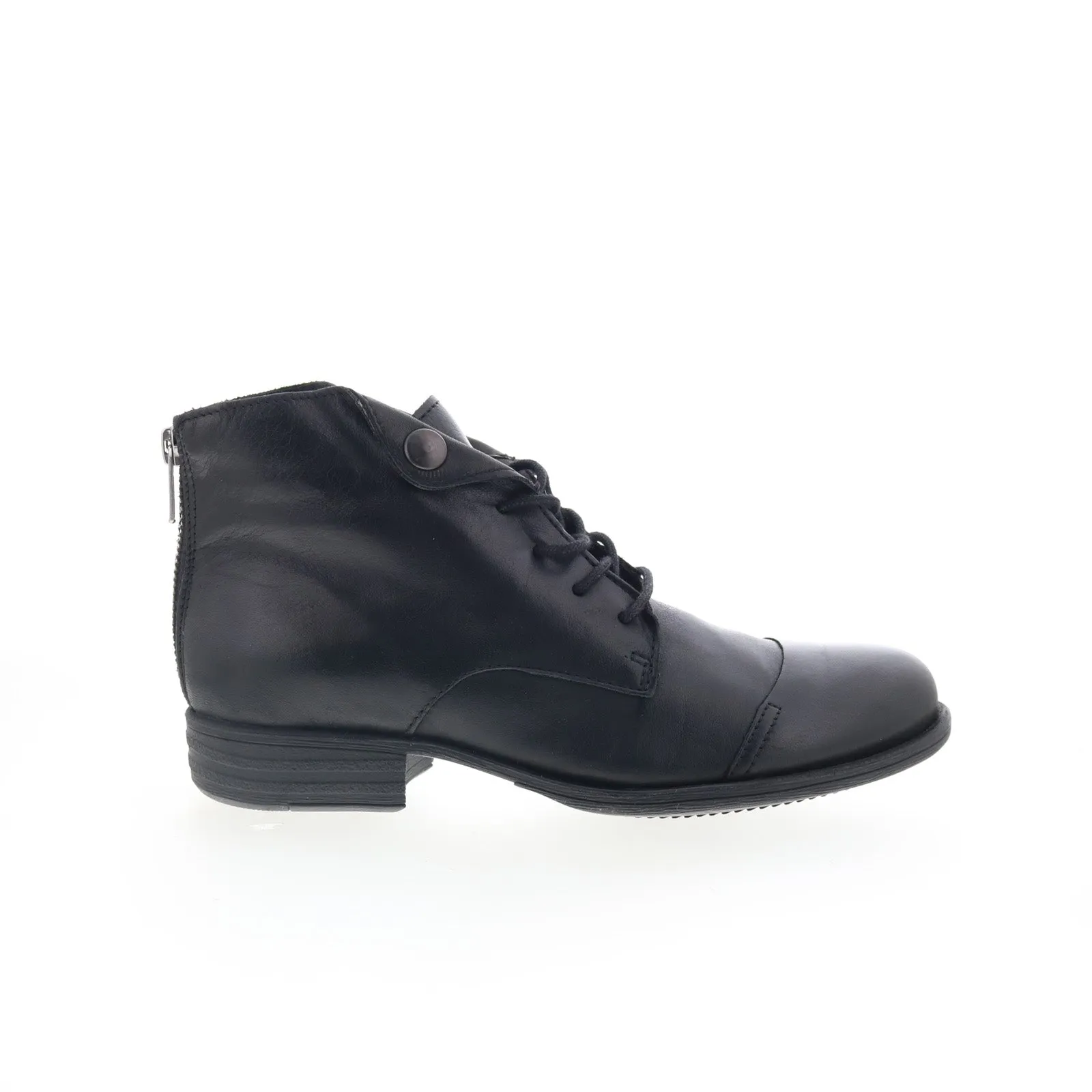 Miz Mooz Lennox Eu LENNOX-EU Womens Black Leather Ankle & Booties Boots Frost resistant