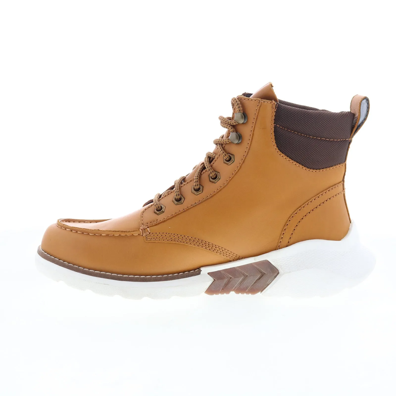 Dingo Tailgate DI-309 Mens Brown Leather Lace Up Casual Dress Boots Premium Cushion