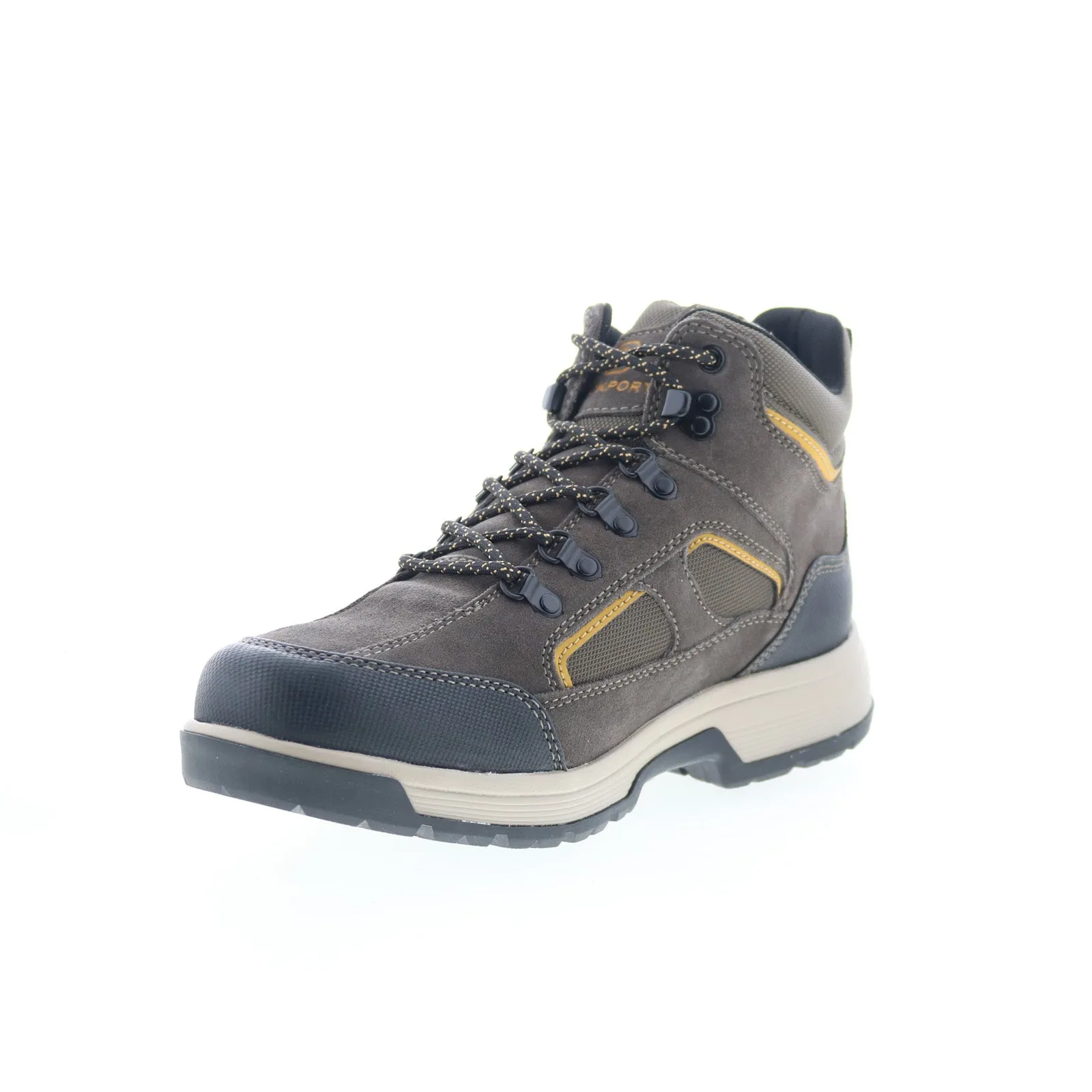 Heavy Use Classic Fit Rockport Evan Waterproof RMEVAN Mens Green Wide Suede Casual Dress Boots