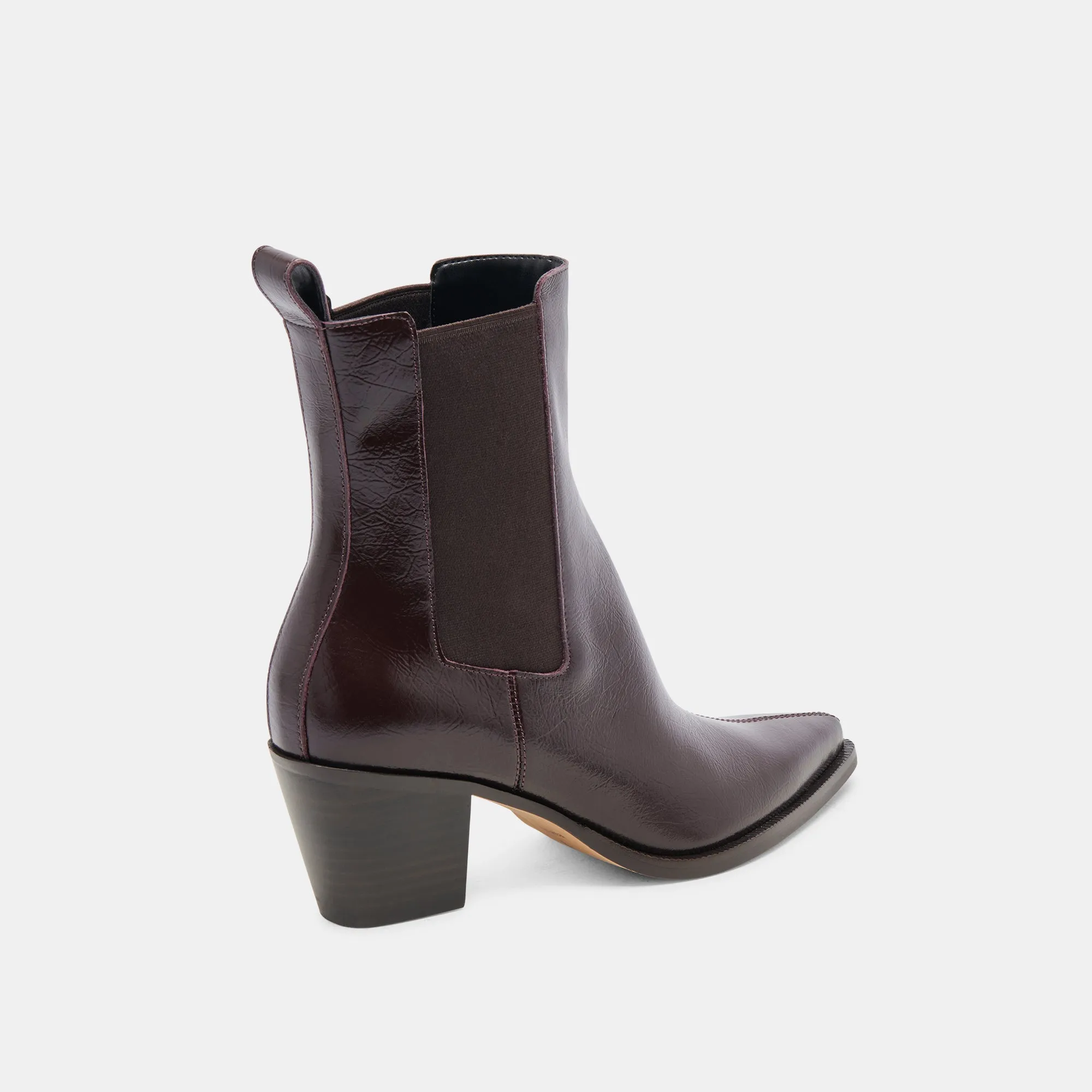 SHADIE H2O BOOTIES MULBERRY CRINKLE PATENT Winter Protection