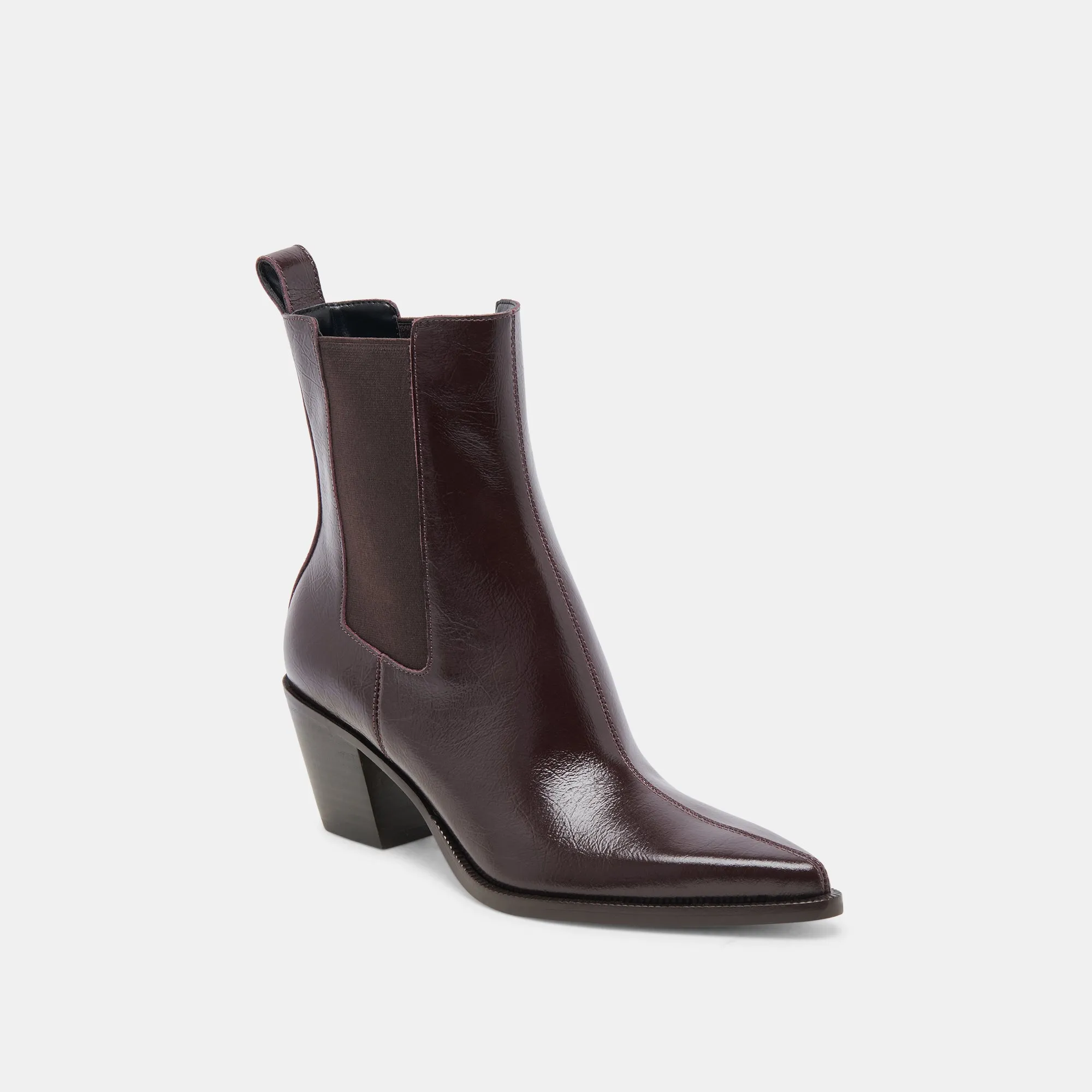 Smooth Soles Urban Everyday SHADIE H2O BOOTIES MULBERRY CRINKLE PATENT