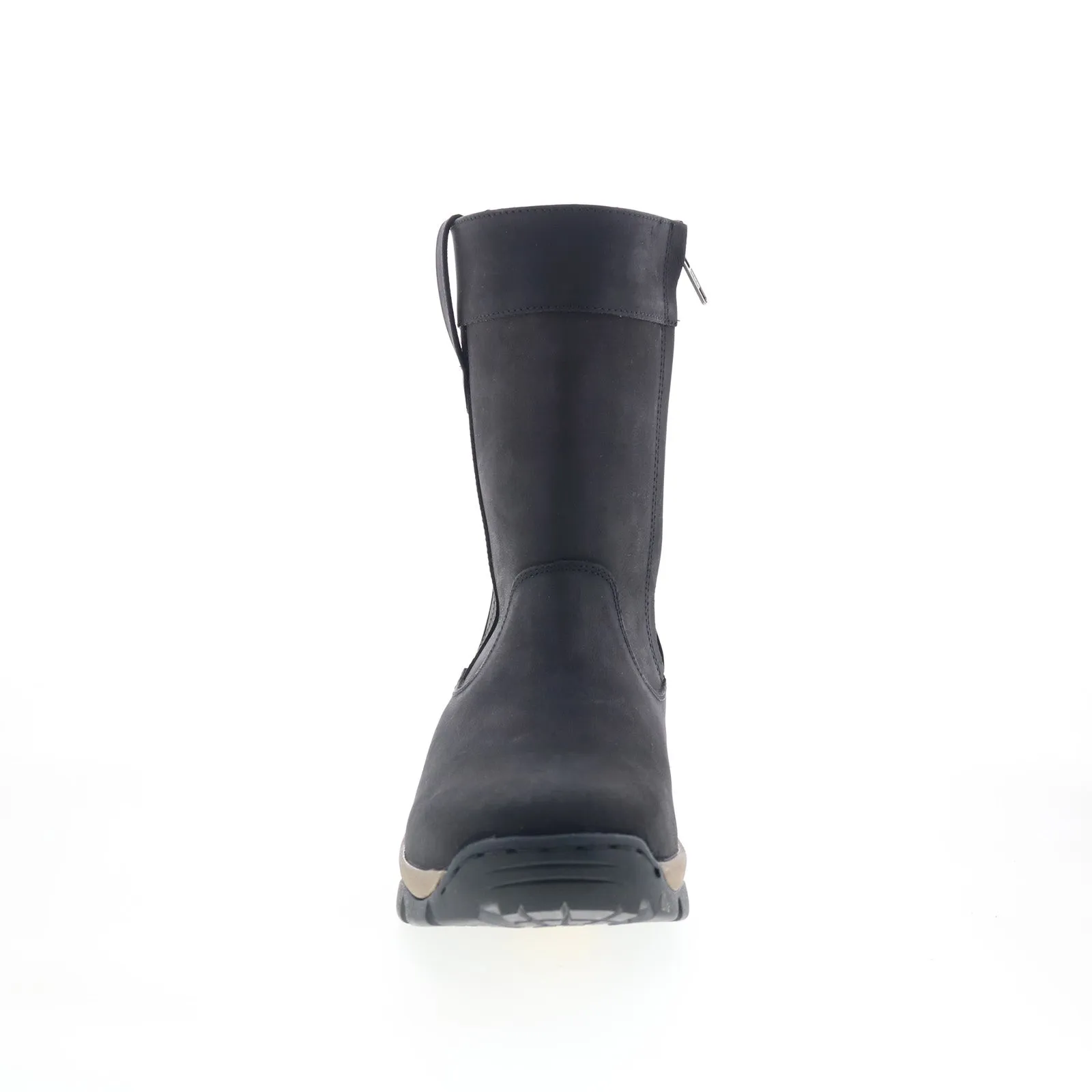 Jama Old West MB2066 Mens Black Wide Leather Cowboy Western Boots Breathable Lining