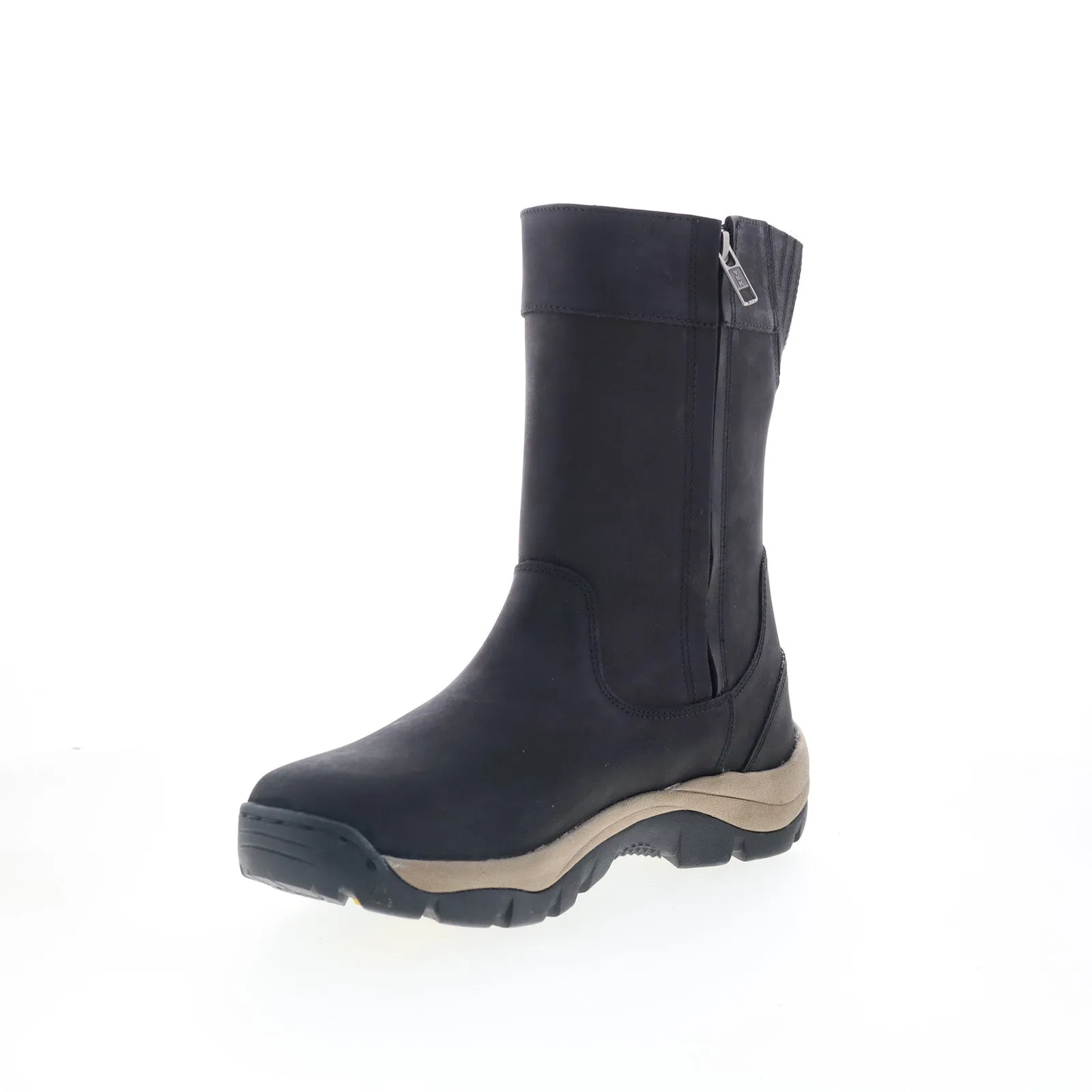 Outdoor Adventure Jama Old West MB2066 Mens Black Wide Leather Cowboy Western Boots