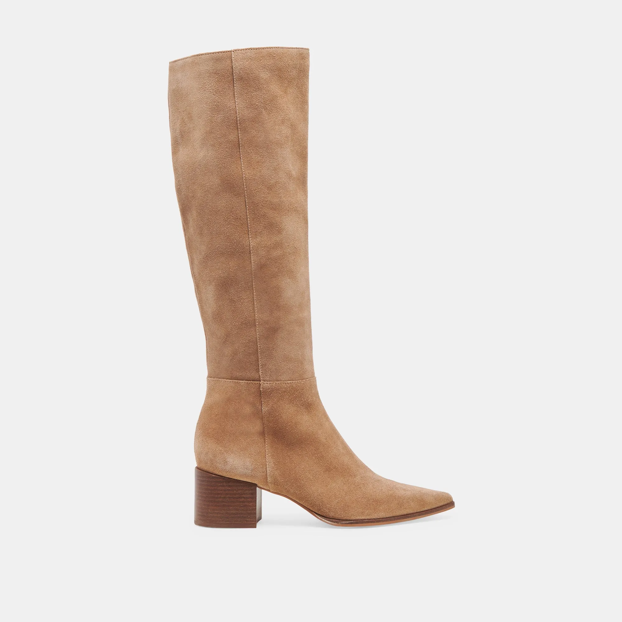 Daily Ready Weekend Ready KIRSON WIDE CALF BOOTS MUSHROOM SUEDE