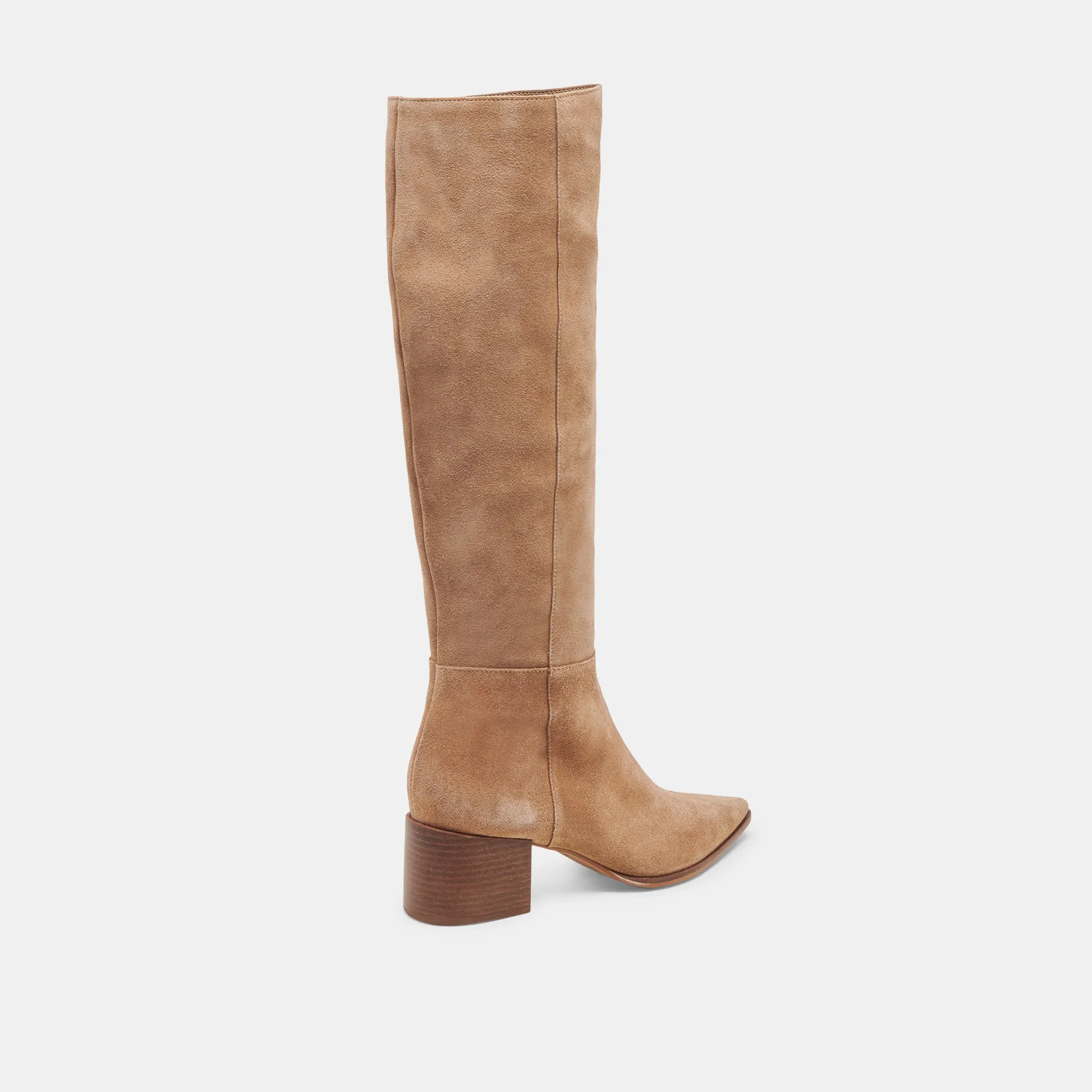 Comfort Edge Rugged And Durable KIRSON WIDE CALF BOOTS MUSHROOM SUEDE