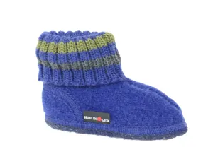 Concert Mood Haflinger Children's slippers Paul Ink Blue