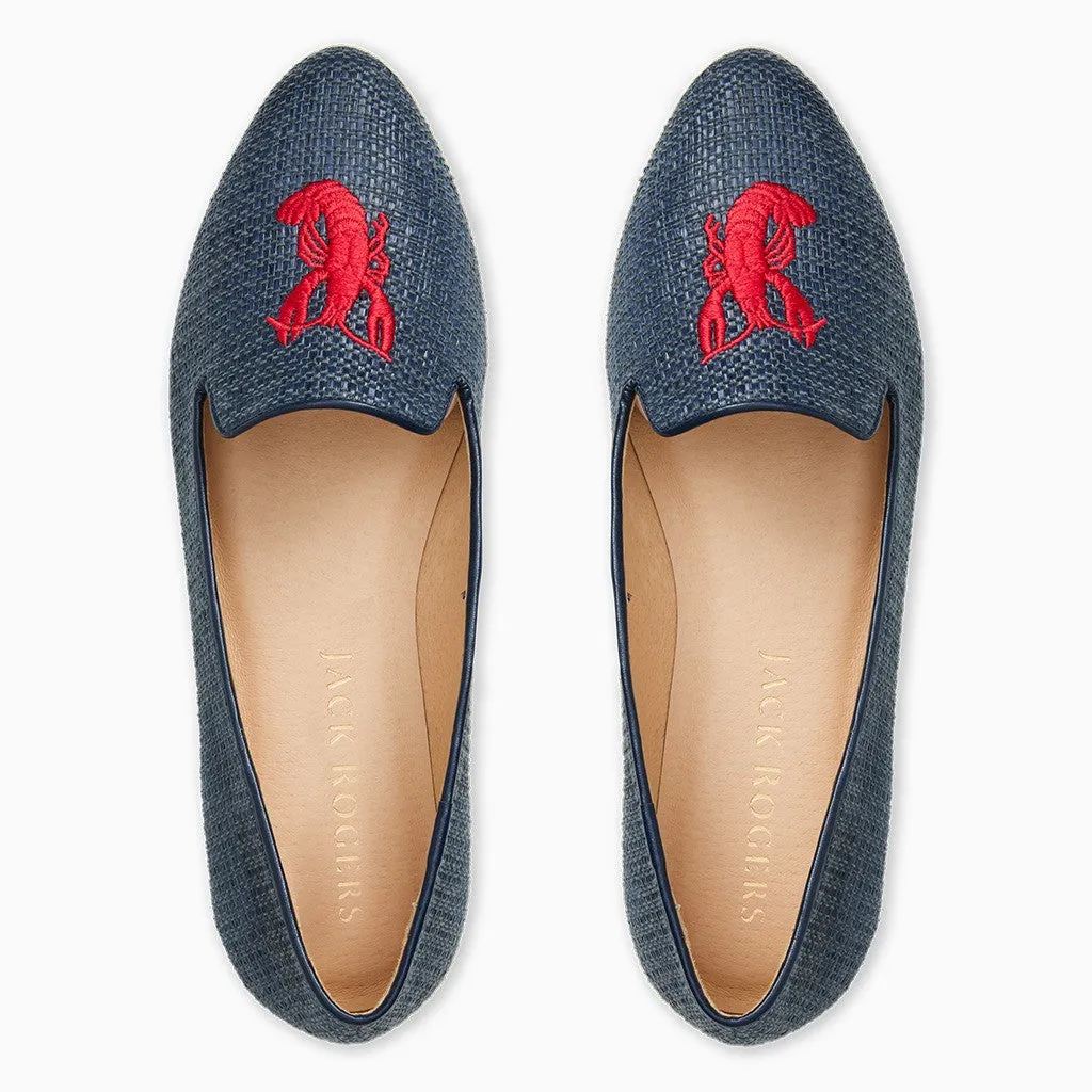 Lobster Embroidered Loafer Galaxy Tone Tech Glow
