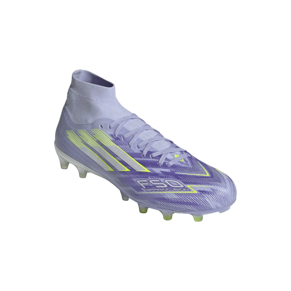 Adidas F50 Women's Sparkfusion Pro FG/AG Football Boots (Violet Tone/Lucid Lemon/Purple Rush) Unbeatable cushioning