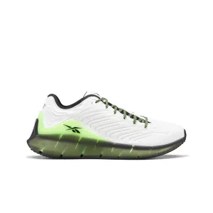 Popular Choice satin - finish - design shoes REEBOK FZ3101 ZIG KINETICA MN'S (Medium) White/Green/Black Mesh Running Shoes