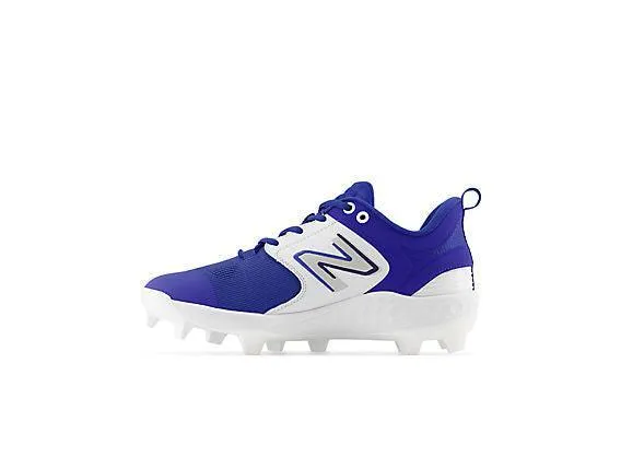Secure Design New Balance Men's Fresh Foam 3000 V6 Molded Baseball Cleats - Royal Blue with White - PL3000B6
