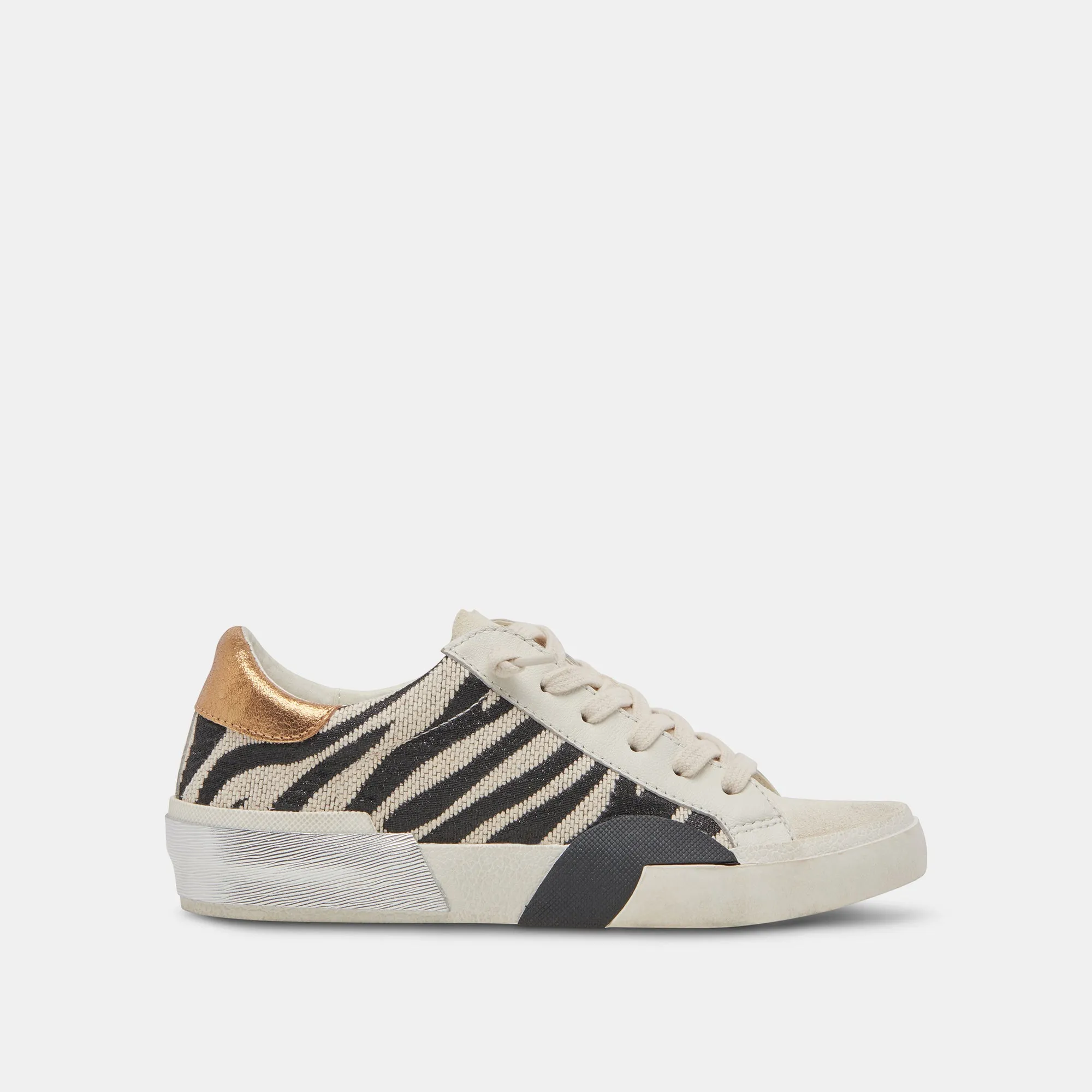 Classic Design ZINA SNEAKERS ZEBRA FABRIC