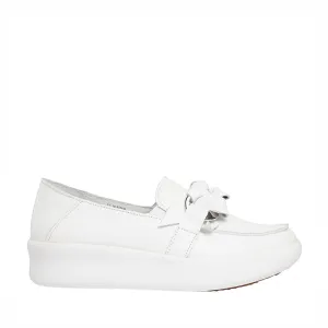 ALFIE & EVIE MAFIA WHITE Low Top Shine Tone