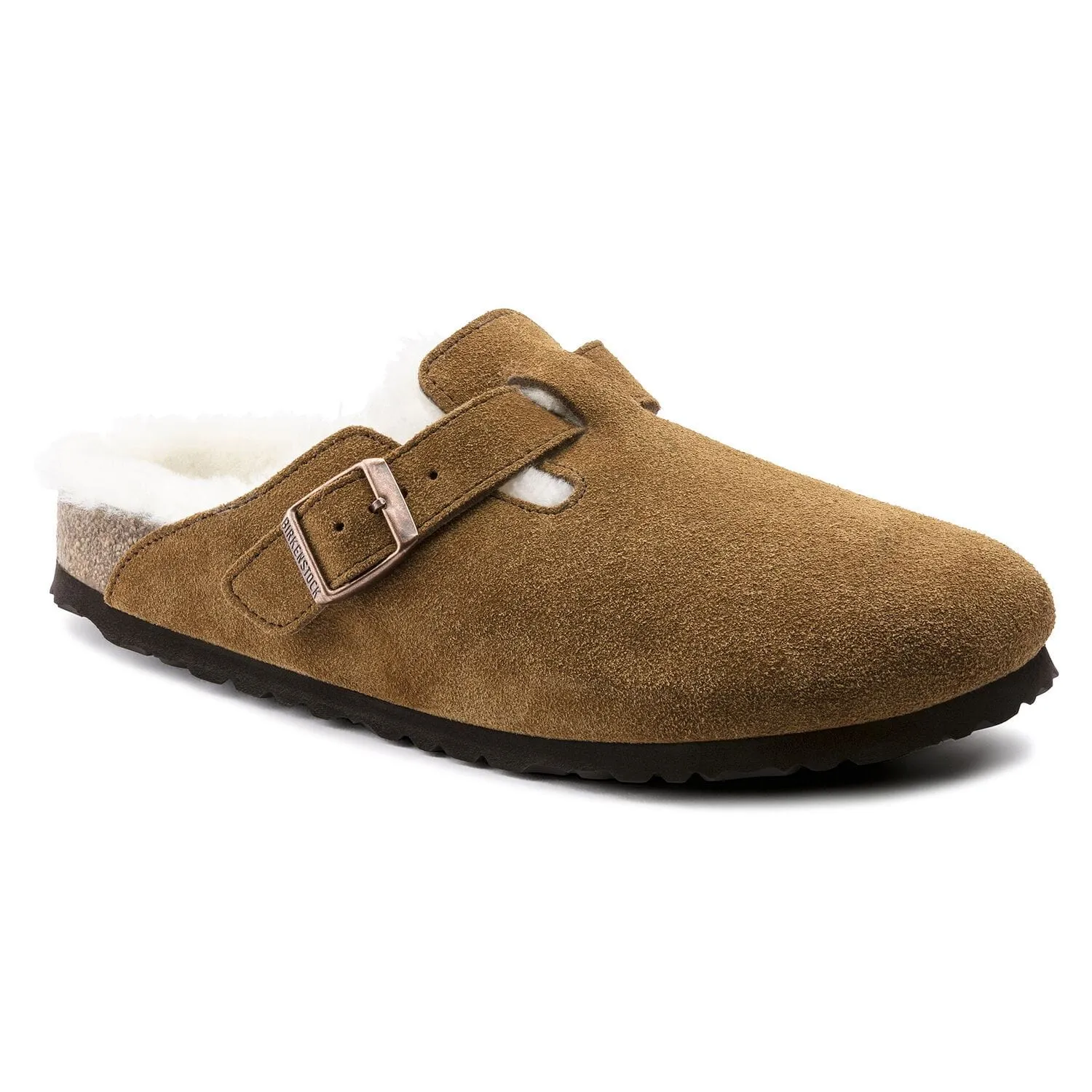 Boston Shearling Clog Leather Touch photo shoot
