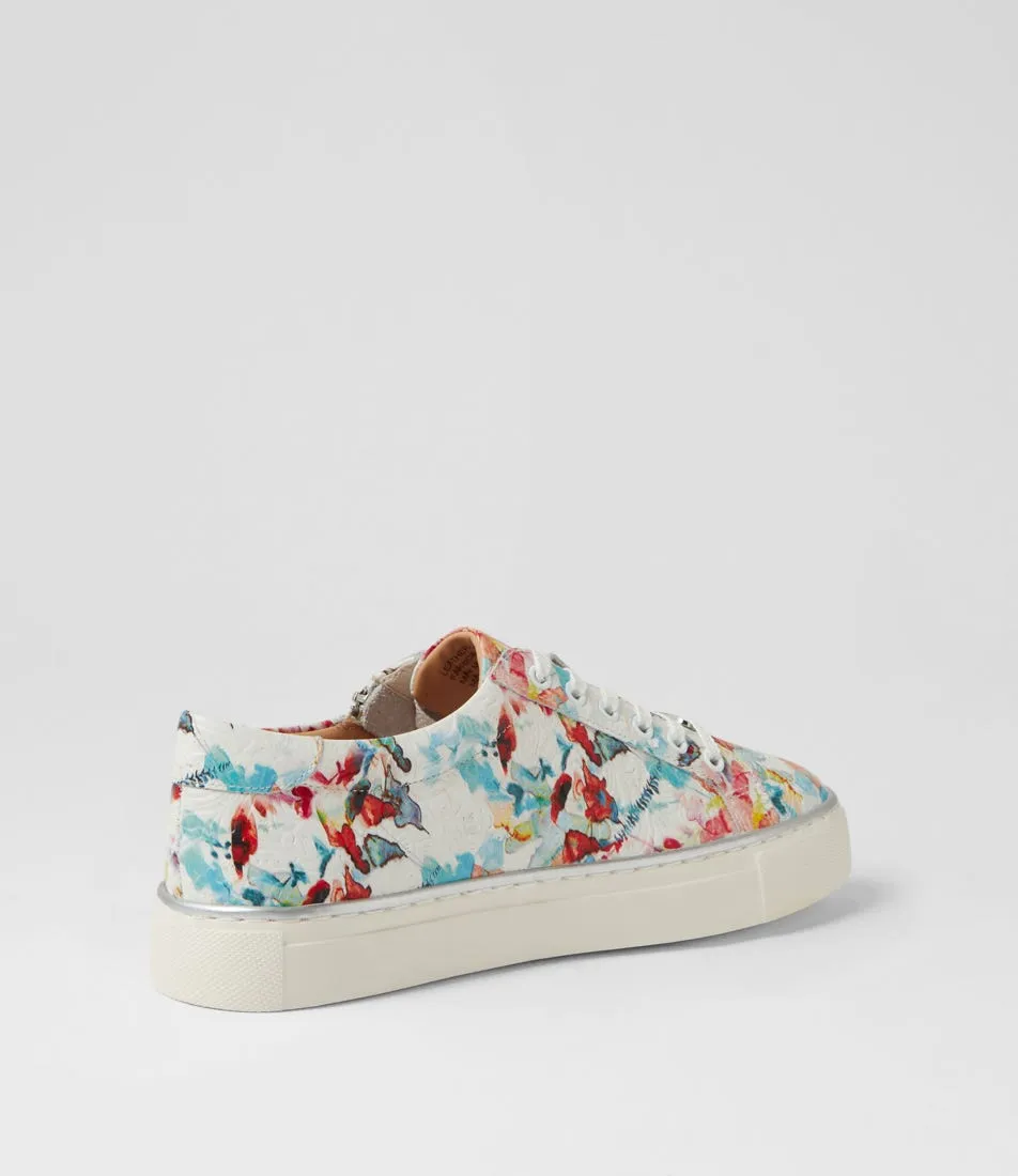 Quick Flex ZIERA PAMELA WHITE FLORAL EMBOSSED
