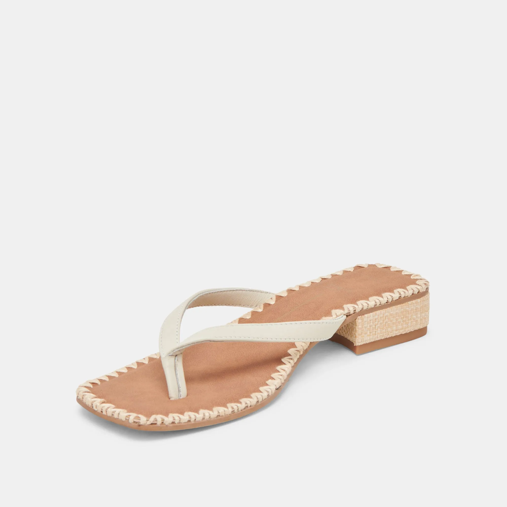 BARTY SANDALS WHITE LEATHER Easy Travel