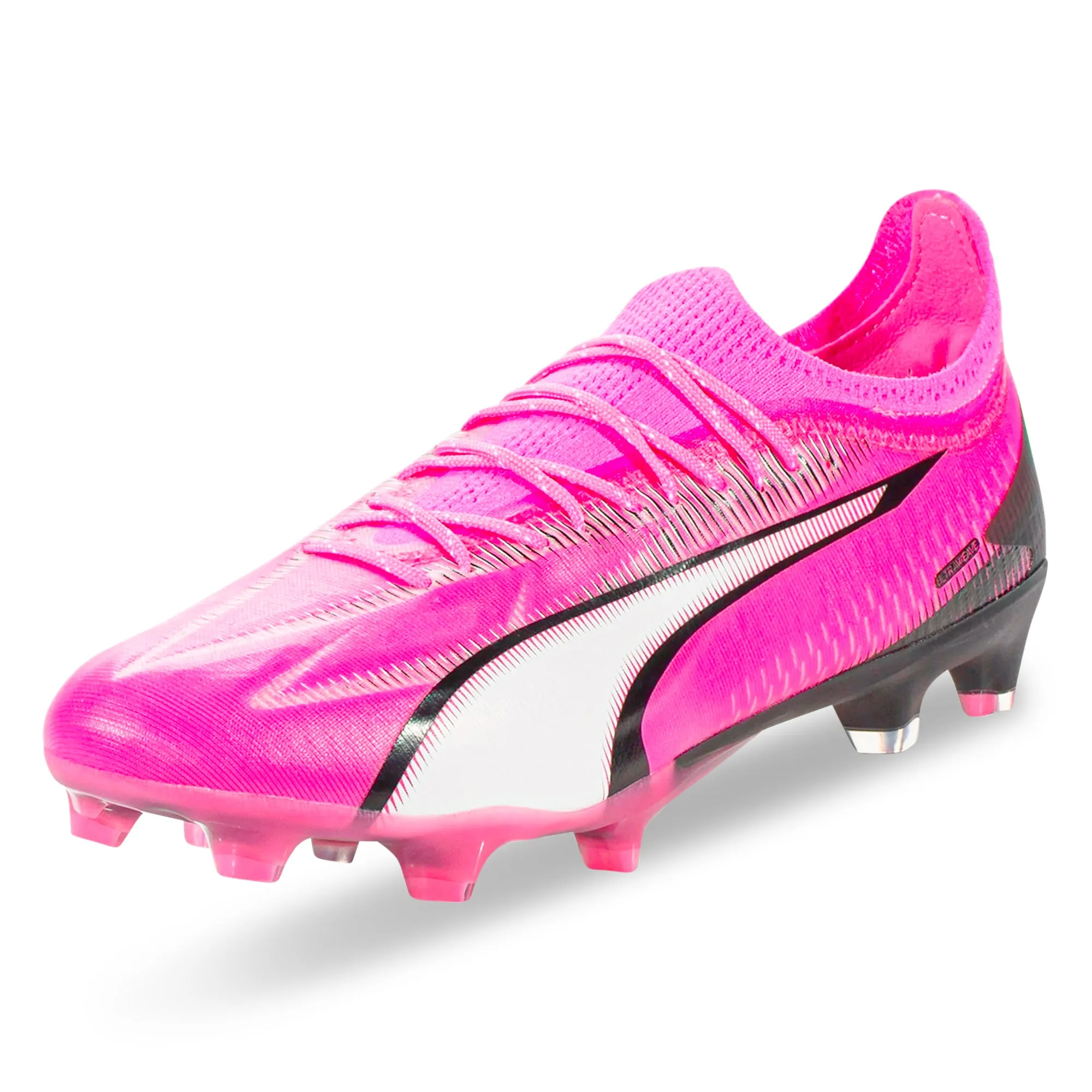 Puma Ultra Ultimate FG/AG Soccer Cleats (Poison Pink) Impact Support