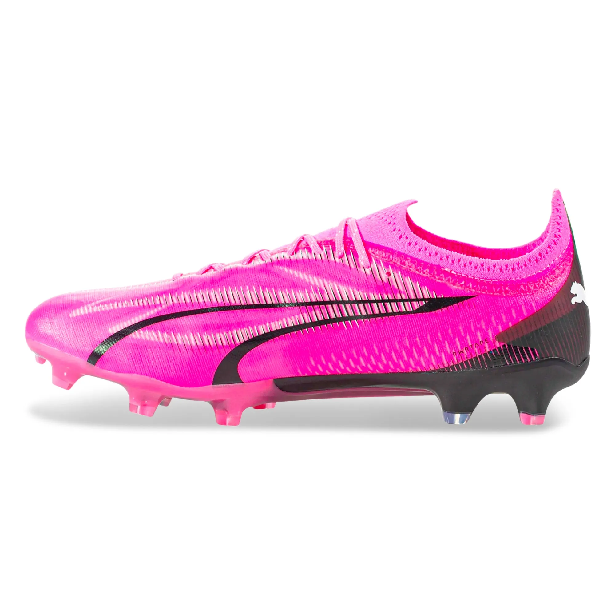 Puma Ultra Ultimate FG/AG Soccer Cleats (Poison Pink) Toe Protection Midsole Foam