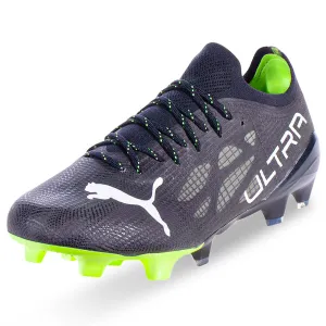 Professional Training Puma Ultra 1.4 FG/AG Soccer Cleats (Black/Fizzy Light)