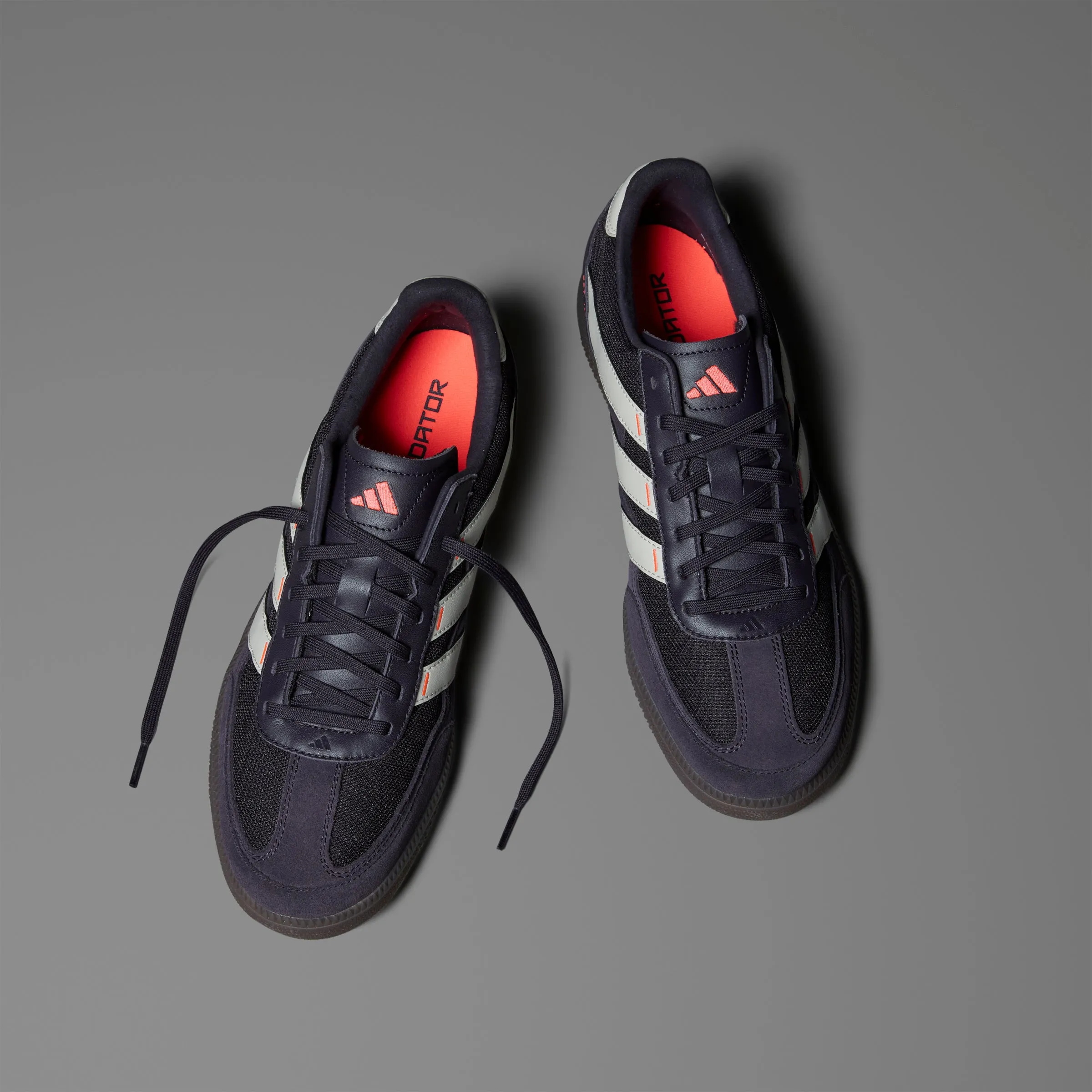 Smooth Surface mesh - type Adidas Predator Freestyle IN Indoor Football Shoes (Aurora Black/Alumina/Turbo)
