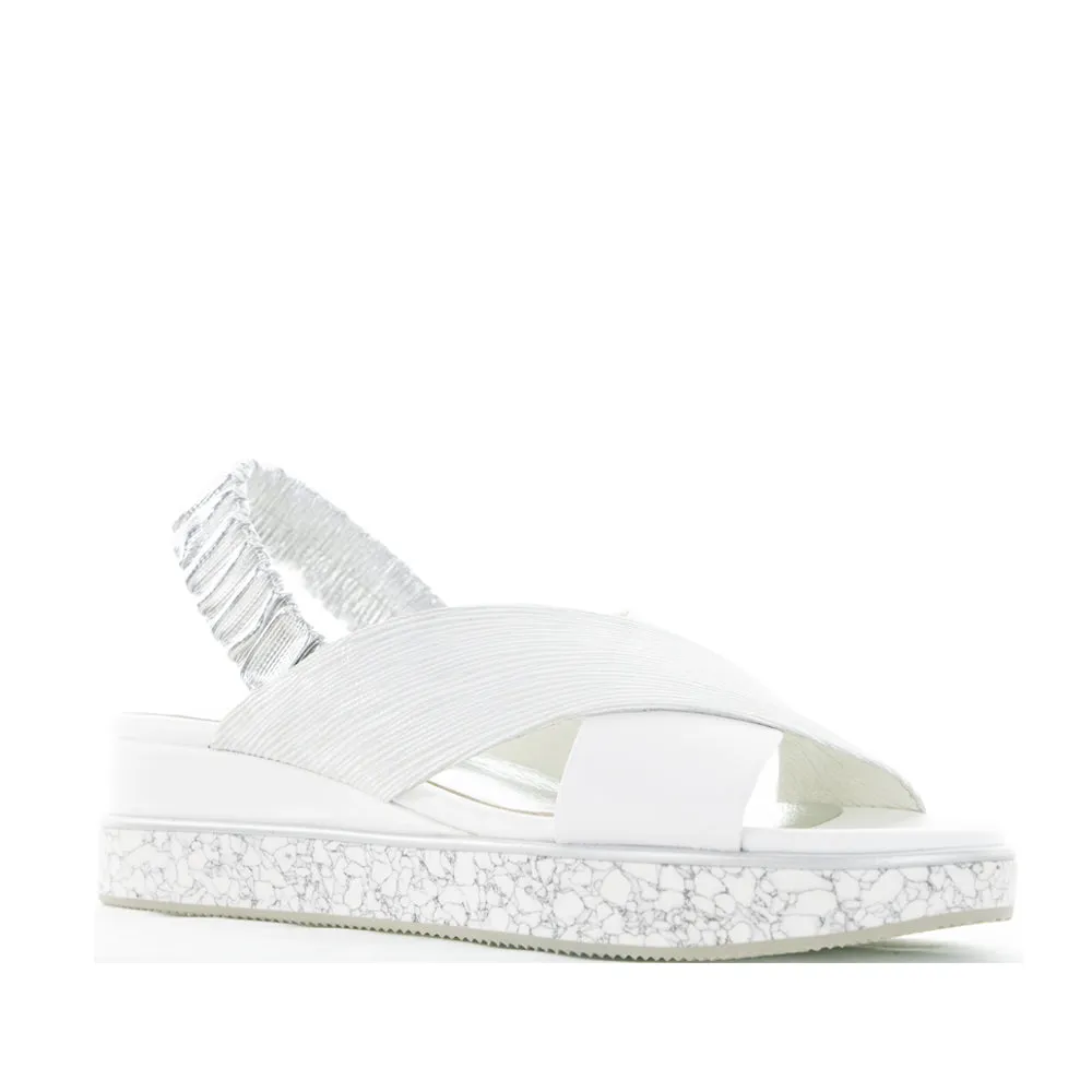 BRESLEY DEBACLE WHITE SILVER Breathable touch